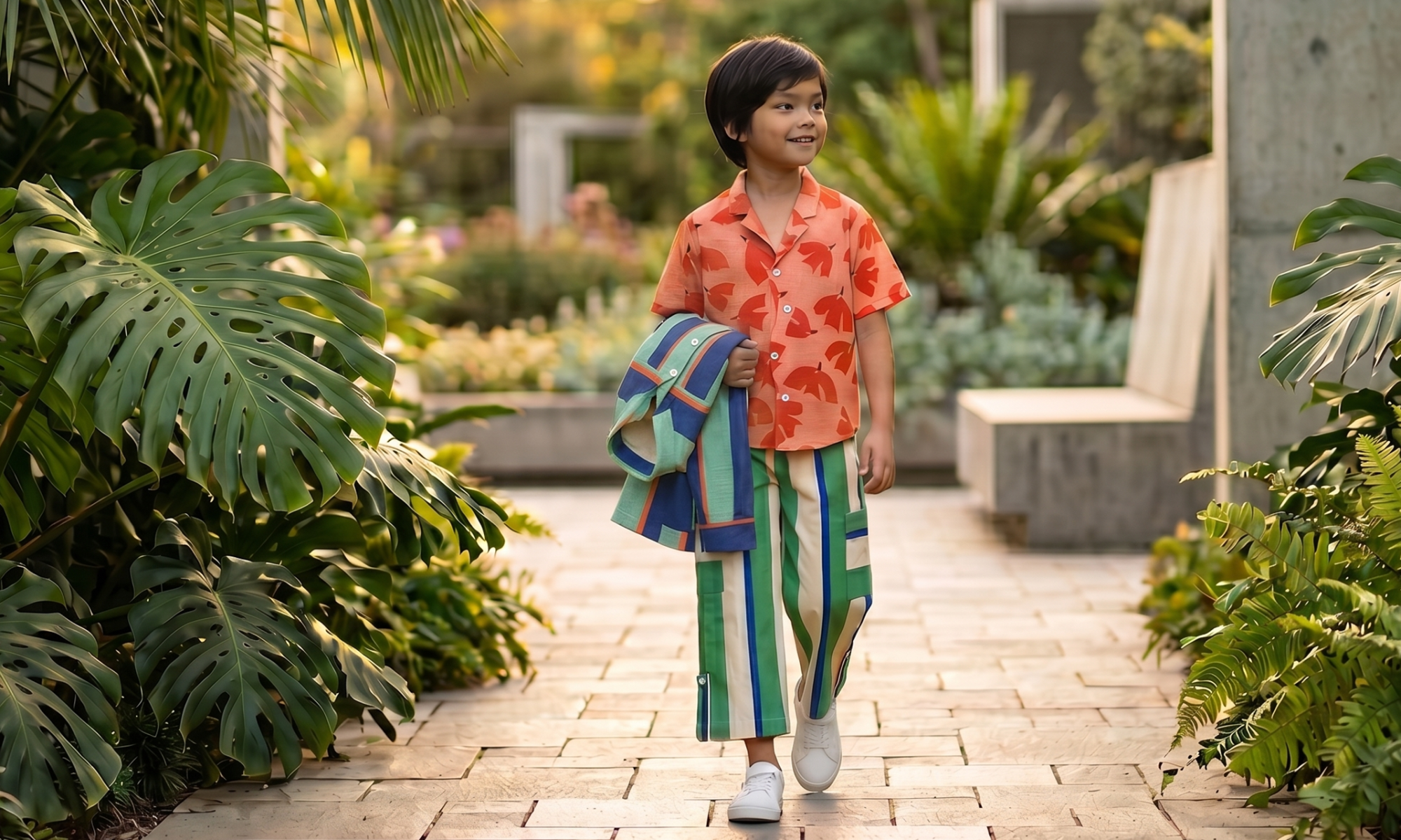 Layered Kids Clothing for Indoor AC Temprature