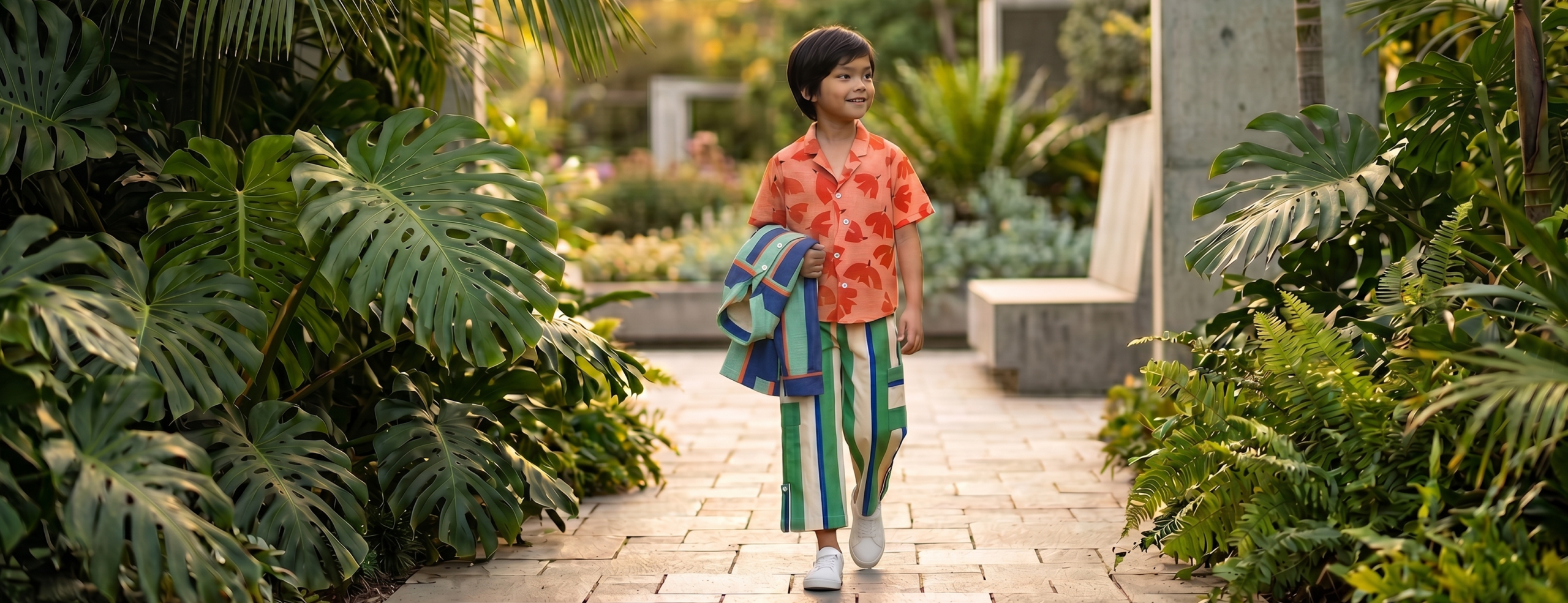 Layered Kids Clothing for Indoor AC Temprature